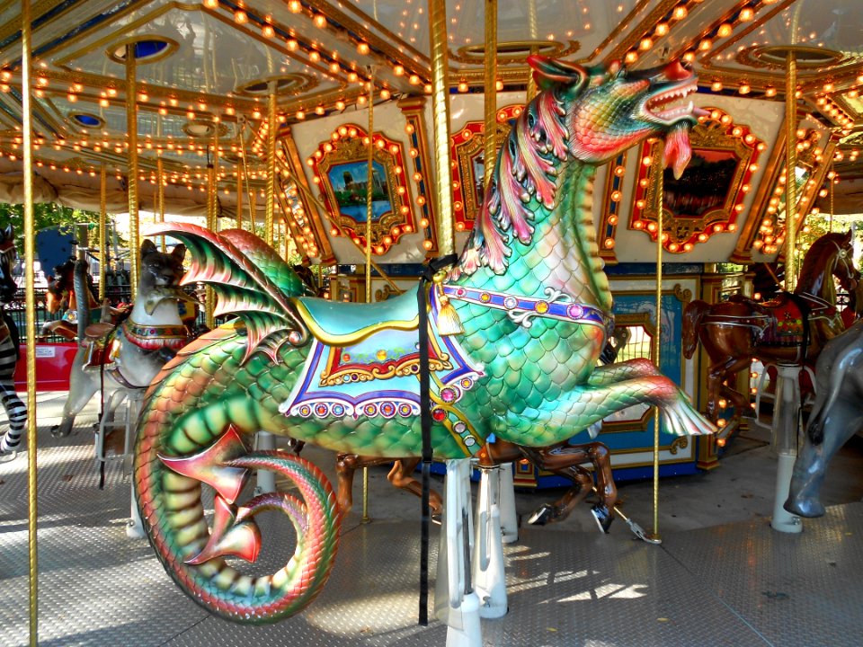 Franklin Sq Carousel sea creature