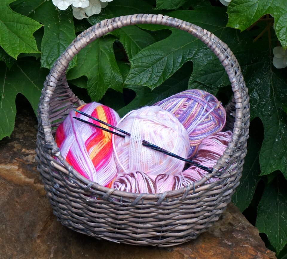 Baby knitting knitting needles