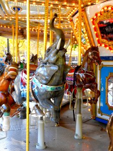 Franklin Sq Carousel elephant