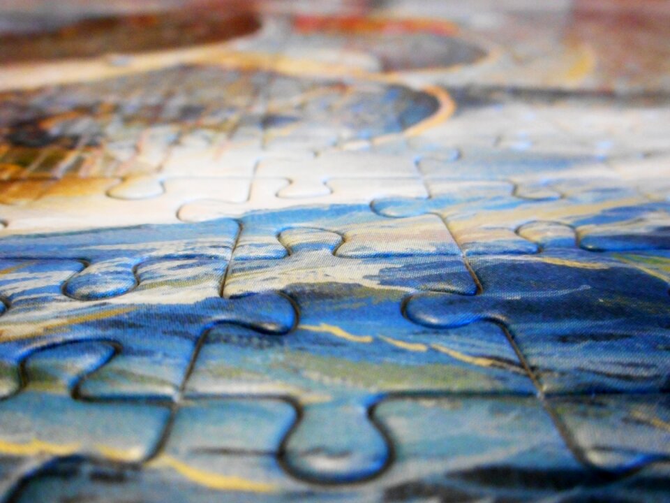 Puzzle texture background