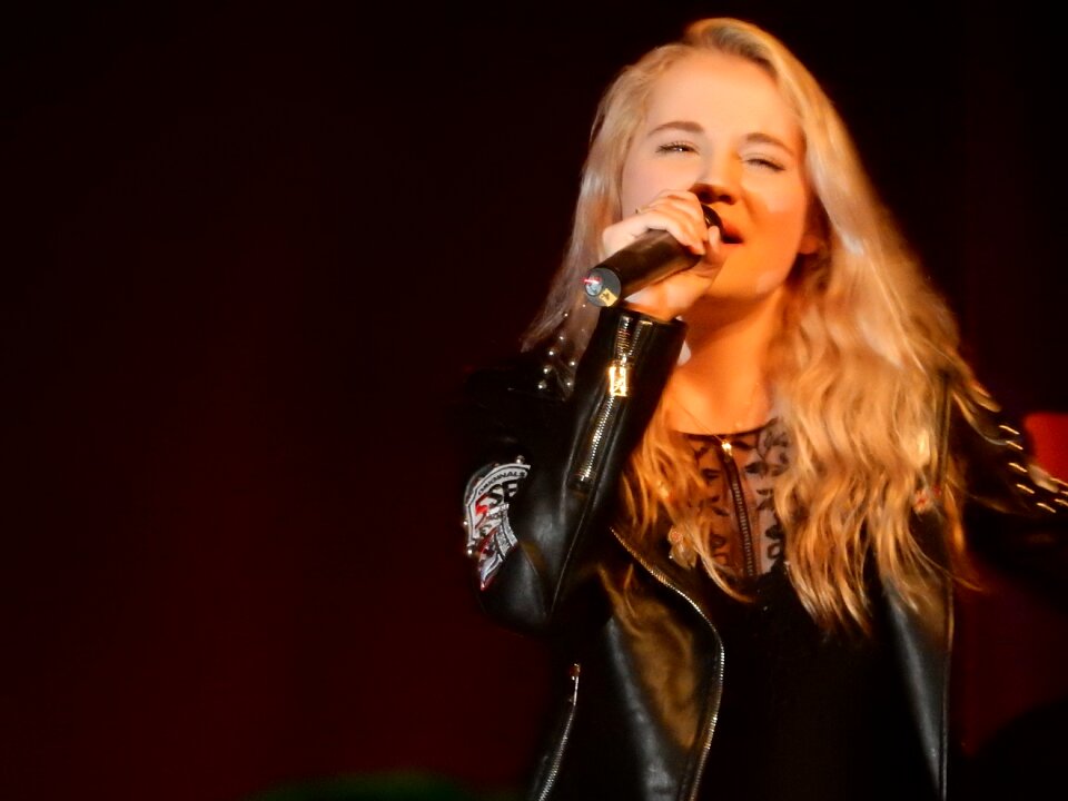Singer famous concert