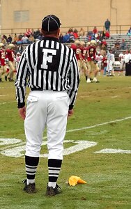 American football penalty flag