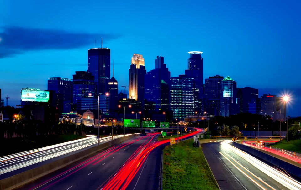 Urban buildings cityscape