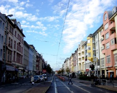 Frankfurt-Bockenheim, Blick in die Adalberstraße 29