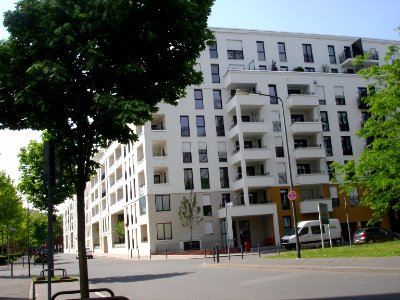 Frankfurt-Bockenheim, Kuhwalstraße 49-51, Neubau Wohnanlage "Patio" - Teilbereich