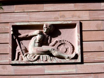 Frankfurt, Werner von Siemens Schule, Detail