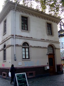 Frankfurt-Bockenheim Leipziger Straße Tür des ehemaligen Delkeskampschen Hauses 24
