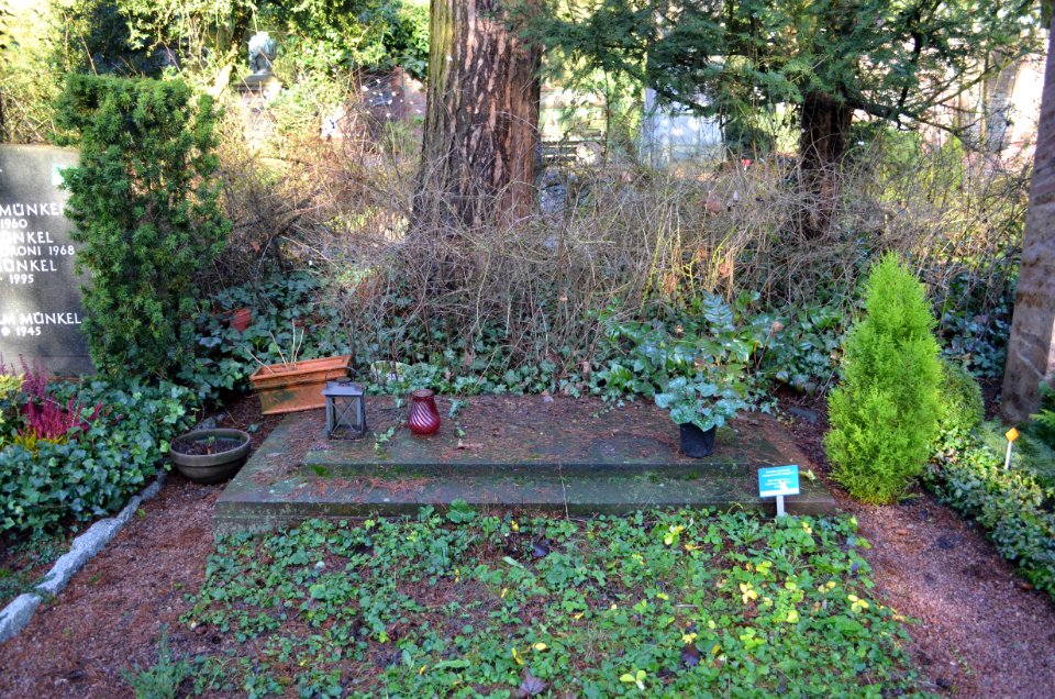 Frankfurt, Hauptfriedhof, Grab B 165 Klüber