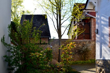 Frankfurt-Bergen, An der Oberpforte 2 bis 12, Stadtmauer