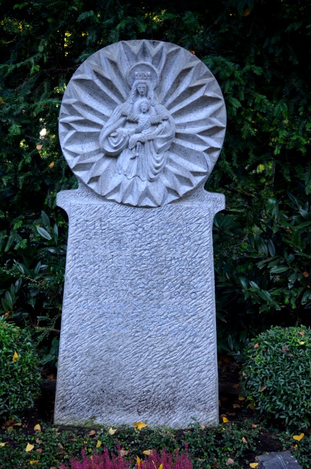 Frankfurt, Hauptfriedhof, Ehrengrab K 184 Schwarz