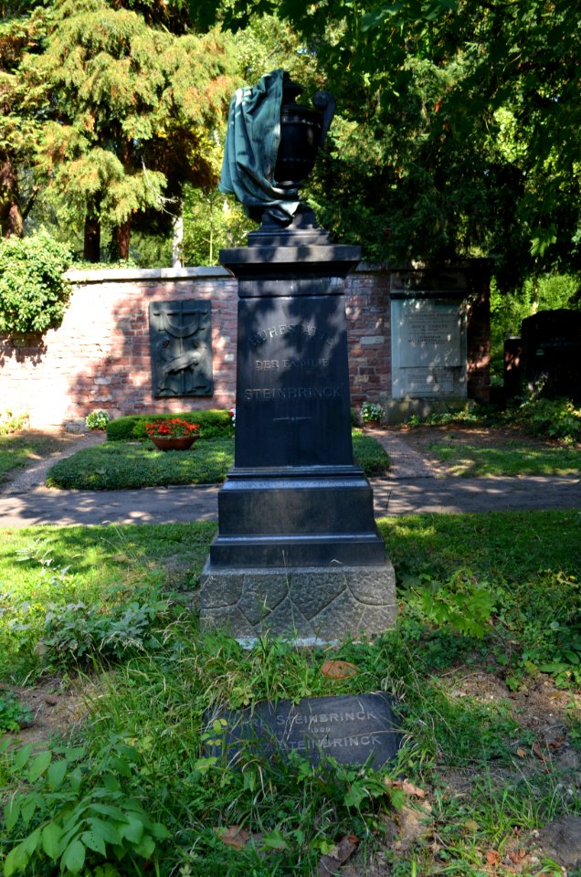 Frankfurt, Hauptfriedhof, Grab B 133 Steinbrinck