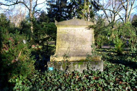 Frankfurt, Hauptfriedhof, Grab B 297 Schiffermüller