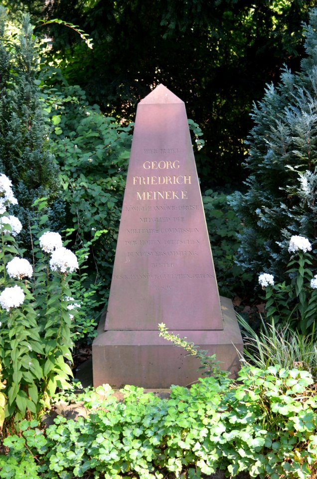 Frankfurt, Hauptfriedhof, Grab B 191 Meinecke