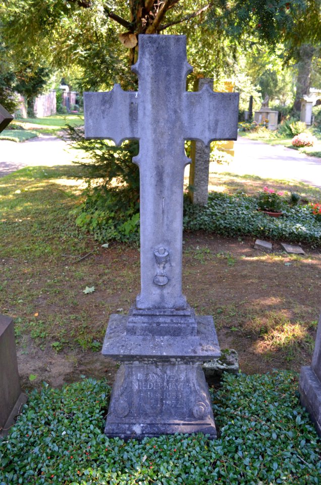 Frankfurt, Hauptfriedhof, Grab B 141-142 Katholische Geistlichkeit, Andreas Niedermeier