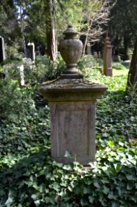 Frankfurt, Hauptfriedhof, Grab bei D 438 Knips