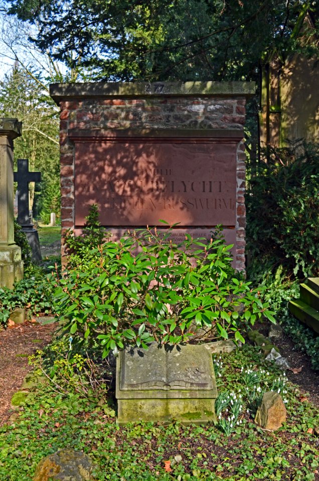 Frankfurt, Hauptfriedhof, Grab A adM Justinian von Adlerflycht,Alexander von Gleichen-Rußwurm