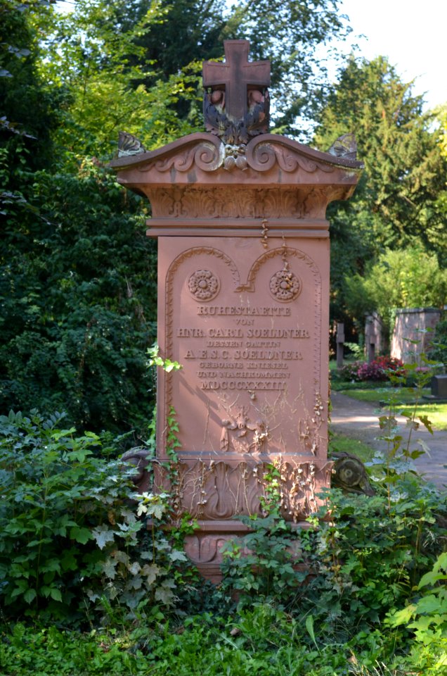 Frankfurt, Hauptfriedhof, Grab B 100 Soeldner