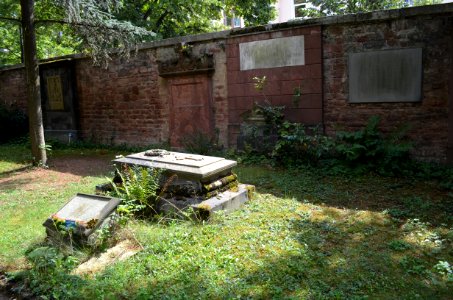 Frankfurt, Hauptfriedhof, Grab adM 89 Schlamp