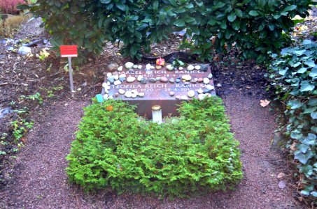 Frankfurt, Hauptfriedhof, Ehrengrab XIV 34 UG (Urnen-Hain) Marcel und Teofila Reich-Ranicki