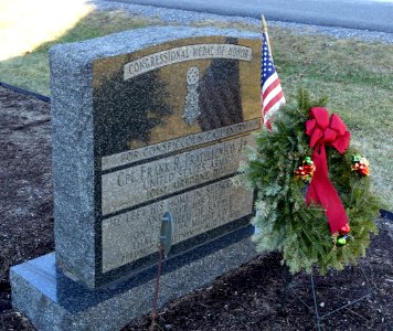 Frank R. Fratellenico memorial, Congressional Medal of Honor - Austerlitz, New York - DSC07583