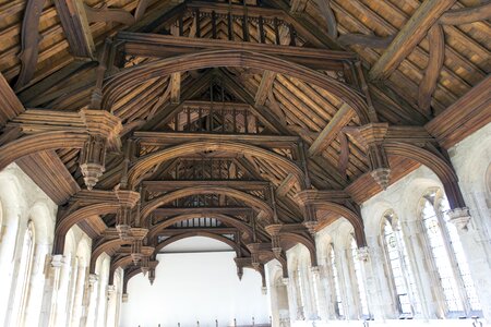 The great hall medieval roof cautauld family home photo
