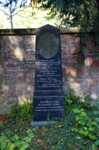 Frankfurt, Hauptfriedhof, Grab adM F 465b Puls
