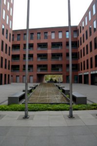 Frankfurt, Brunnenanlage Main Forum (1)