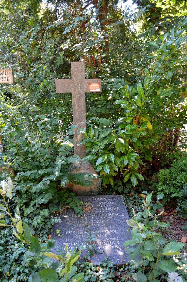 Frankfurt, Hauptfriedhof, Grab B 108-110 Lejeune (1)