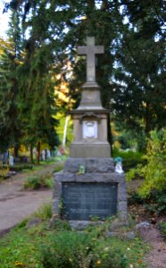 Frankfurt, Hauptfriedhof, Grab adM 557a von Blittersdorff