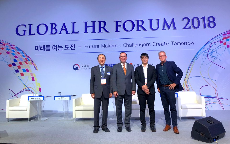 Frank Schulenburg as speaker at the Global HR Forum 2018