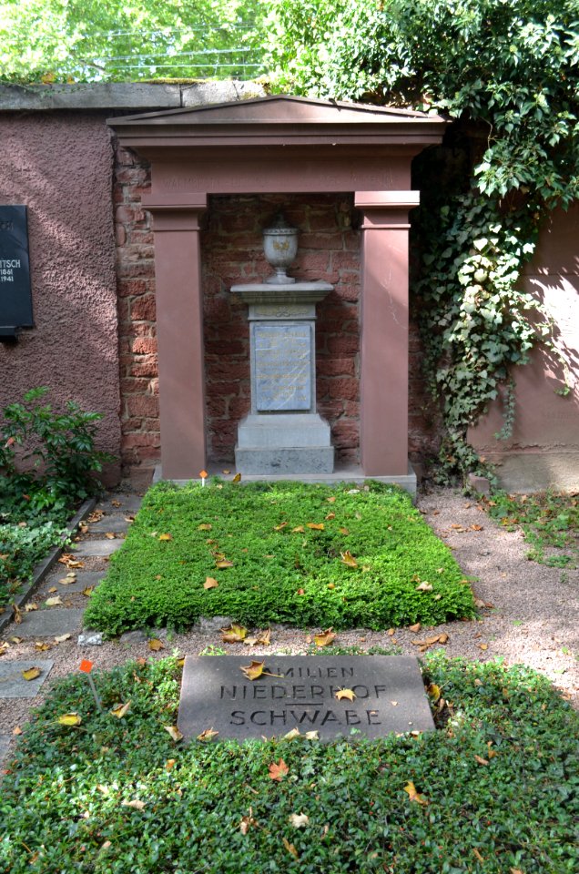 Frankfurt, Hauptfriedhof, Grab adM 233 Warmbrodt-Lüscher-Glöckler-Niederhof (1)
