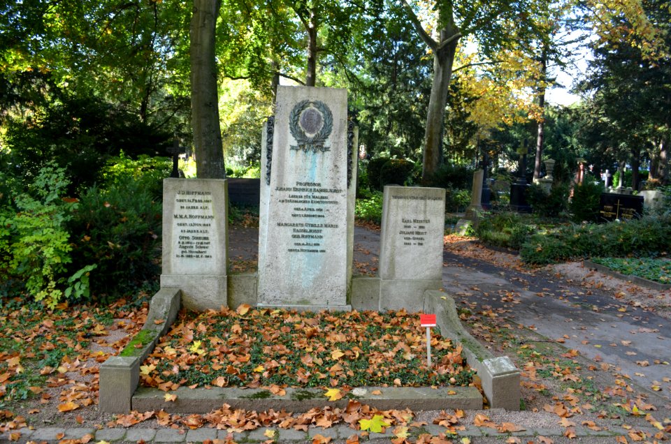 Frankfurt, Hauptfriedhof, Ehrengrab F 1820 Johann Heinrich Hasselhorst