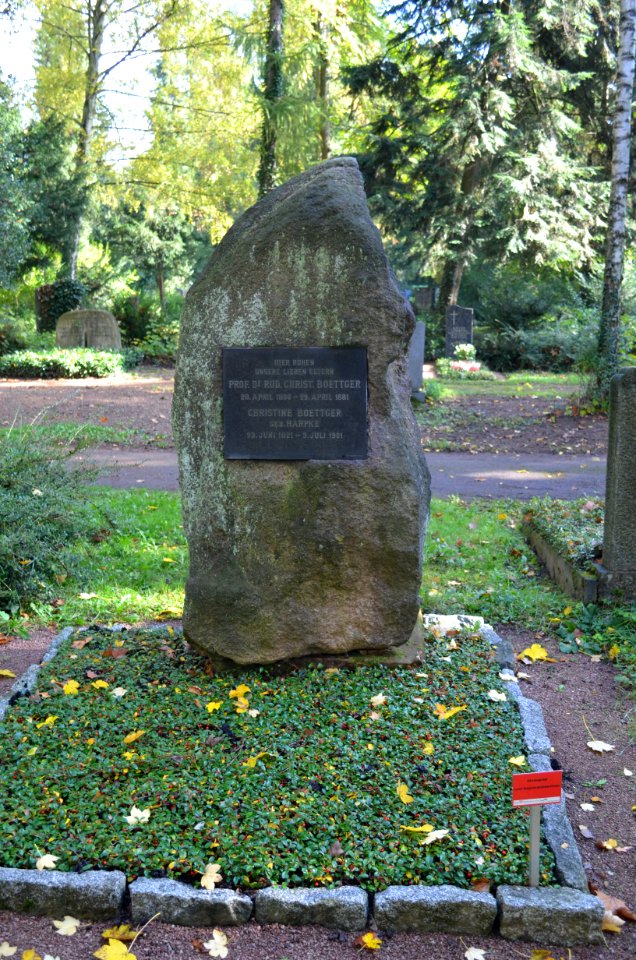 Frankfurt, Hauptfriedhof, Ehrengrab J 751a Boettger