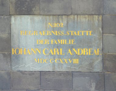 Frankfurt, Hauptfriedhof, Grab adM 202 Andreae (2)