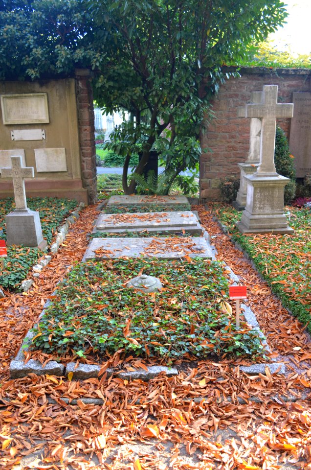 Frankfurt, Hauptfriedhof, Grab adM 398-398a Gwinner
