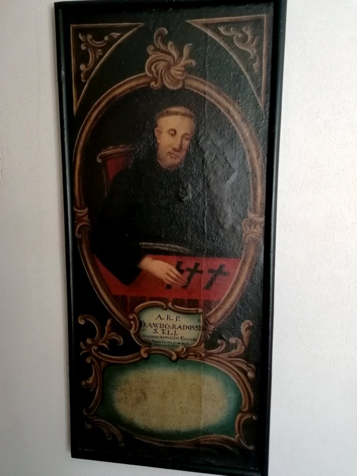 Franciszek Radoński held office 1686-1689 - Franciscan monastery in Kobylin