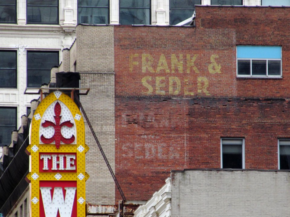 Frank and Seder ghost signs