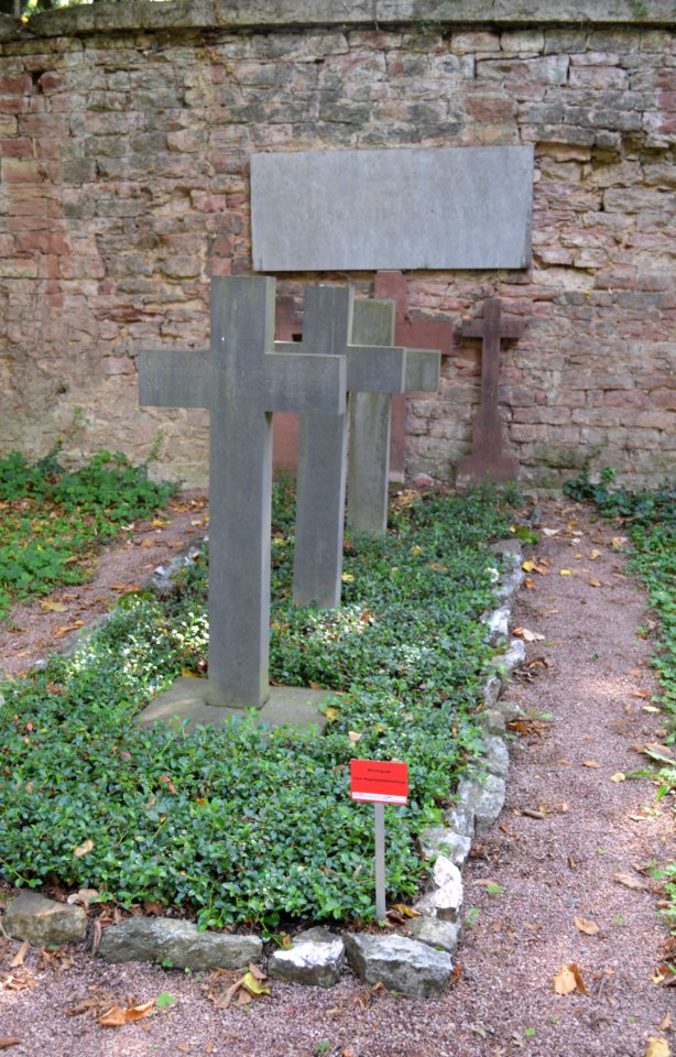 Frankfurt, Hauptfriedhof, Grab adM 158 Schmid-Wilmans (1)