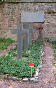 Frankfurt, Hauptfriedhof, Grab adM 158 Schmid-Wilmans (1)
