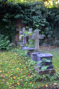 Frankfurt, Hauptfriedhof, Grab adM 327a Finger