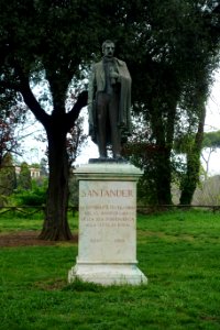 Francisco de Paula Santander - Villa Borghese - Rome, Italy - DSC05119