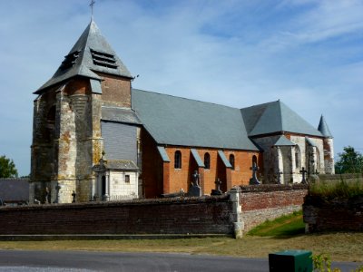 Fraillicourt (Ardennes) Église Notre-Dame, vue du sud-ouest