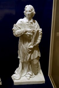 Francois du Salignac de la Mothe-Fenelon, from the Great Men series, Felix Lecomte modeler, Sevres Porcelain Factory, after 1782, bisque porcelain - Dallas Museum of Art - DSC05174