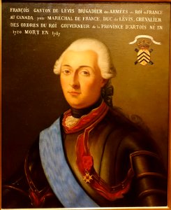 Francois-Gaston de Levis (1720-1787), by E. Trochsler, 1897, oil on canvas - Château Ramezay - Montreal, Canada - DSC07467