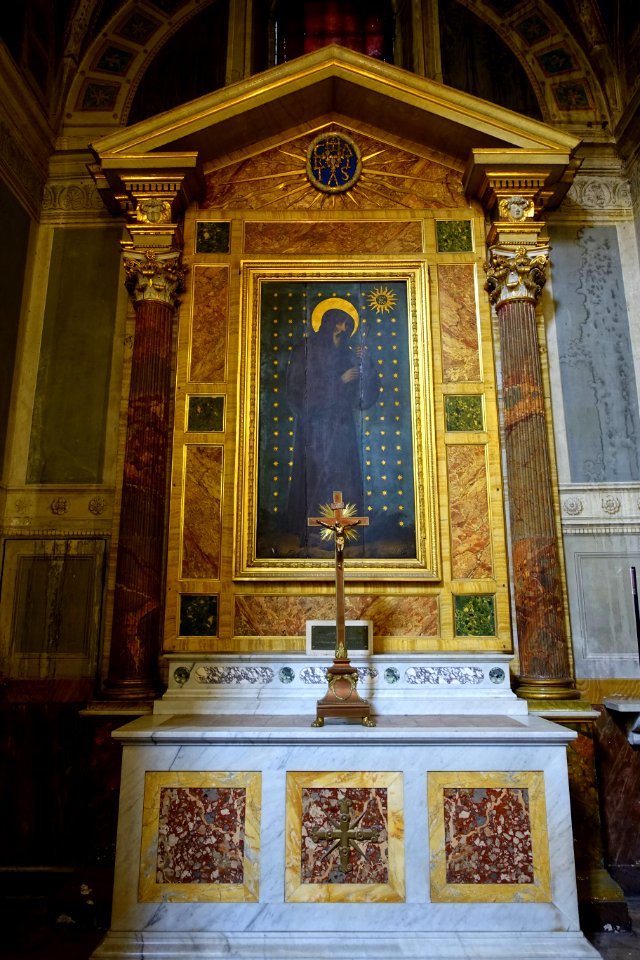 Francis of Paola - Trinità dei Monti - Rome, Italy - DSC04522