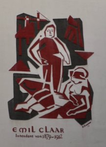 Frankfurt, Emil Claar Straße, Wandbild