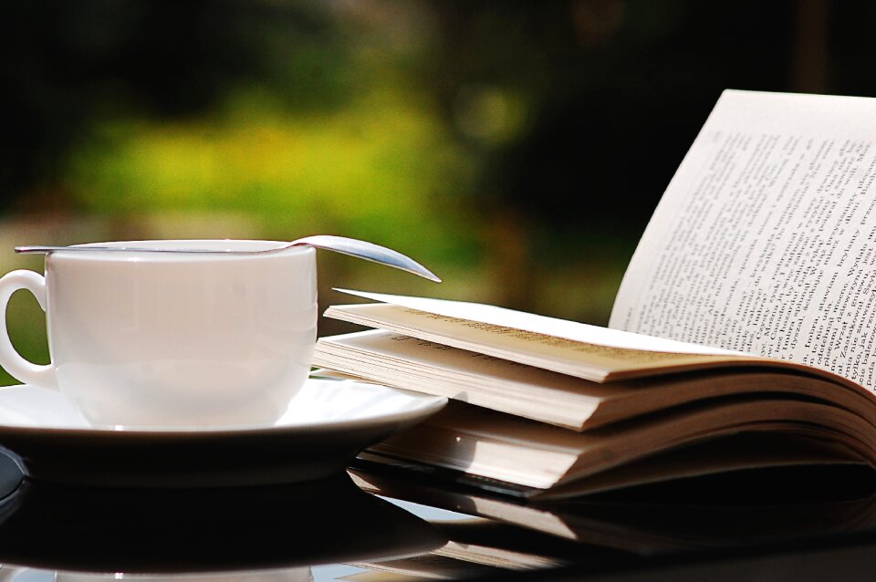 Summer reading coffee