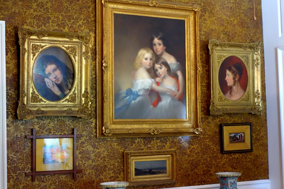 Frances Appleton by GPA Healy, 1834 - Longfellow's Three Daughters by Thomas Buchanan Read, 1859 - Mary Appleton by GPA Healy, 1834 - Longfellow National Historic Site - DSC04704