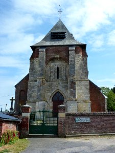 Fraillicourt (Ardennes) église Notre-Dame, façade