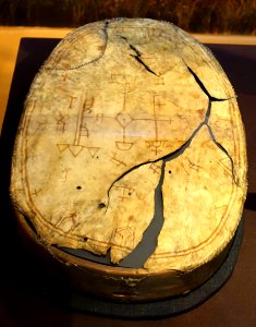 Frame drum, South Sami people - Etnografiska museet - Stockholm, Sweden - DSC01307